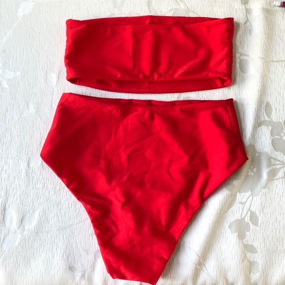 Juillet Swimwear Sari Bikini Top Isla Bottoms Red - Picture 7 of 8